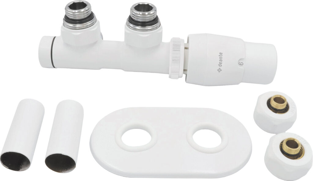 Zawór termostatyczny do grzejnika łazienkowego – prawy