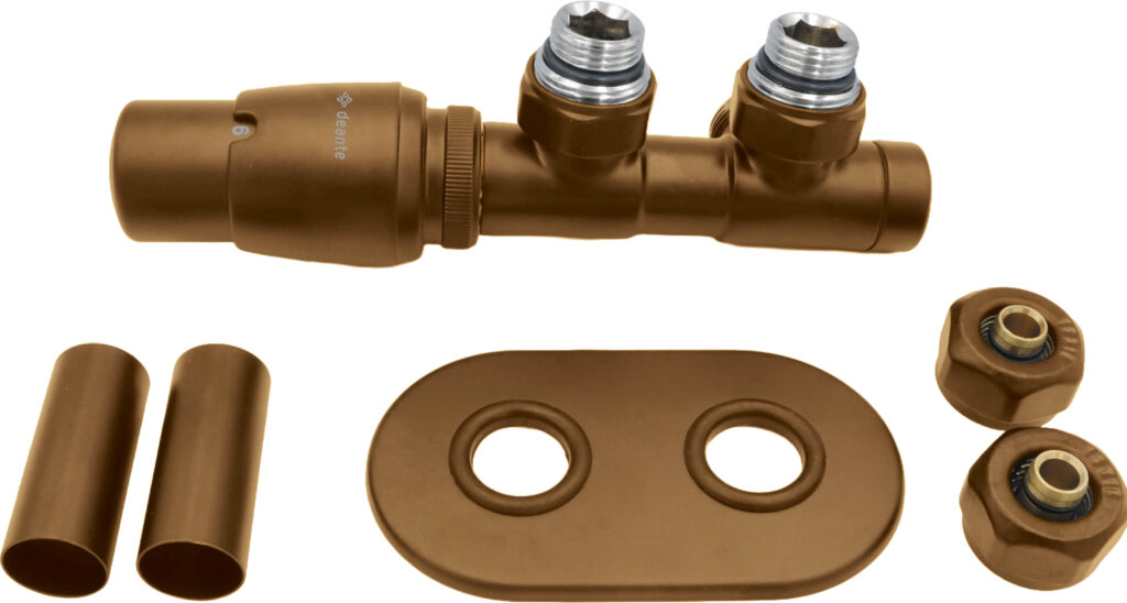 Zawór termostatyczny do grzejnika łazienkowego – lewy