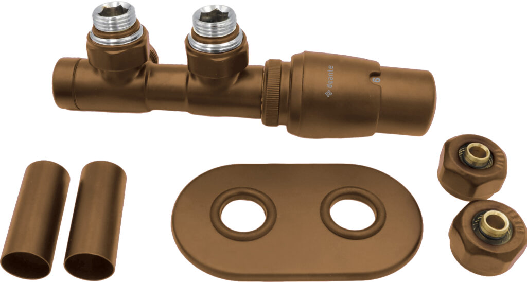 Zawór termostatyczny do grzejnika łazienkowego – prawy