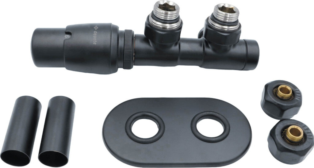 Zawór termostatyczny do grzejnika łazienkowego – lewy