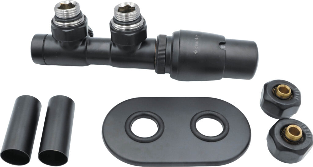 Zawór termostatyczny do grzejnika łazienkowego – prawy