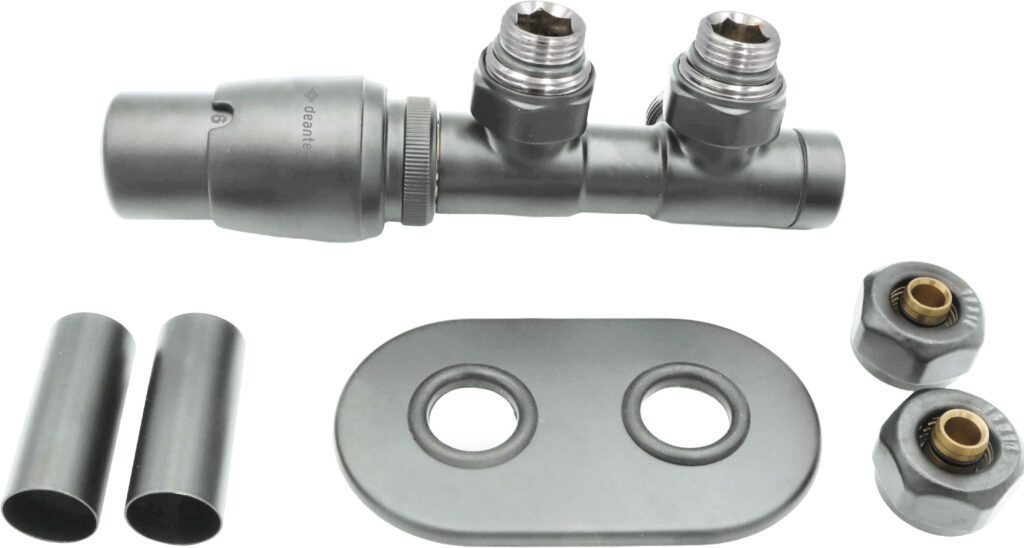 Zawór termostatyczny do grzejnika łazienkowego – lewy