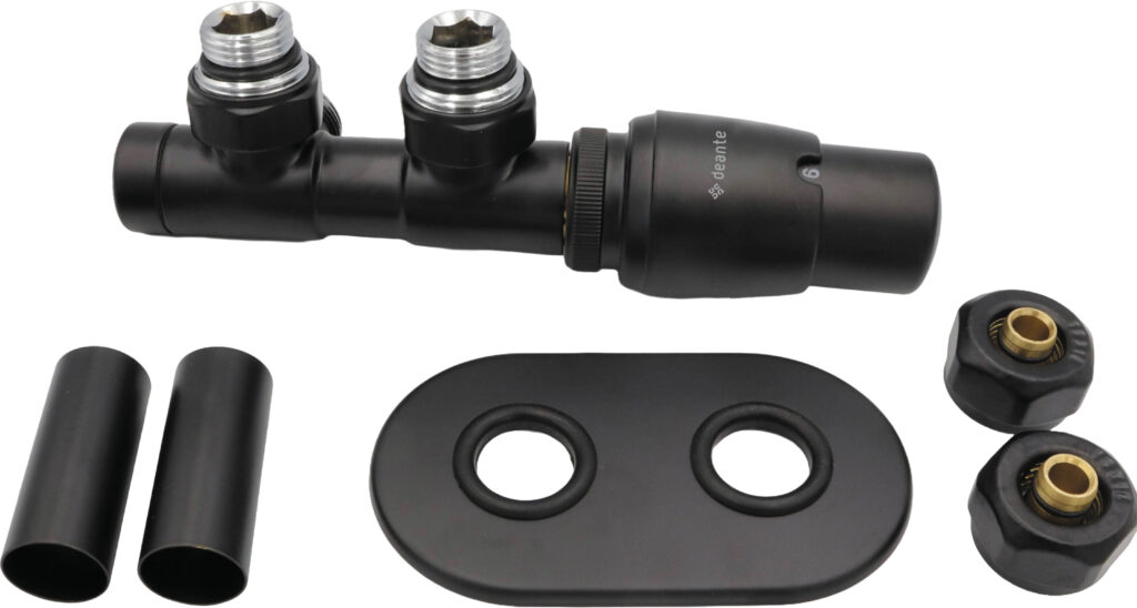 Zawór termostatyczny do grzejnika łazienkowego – prawy