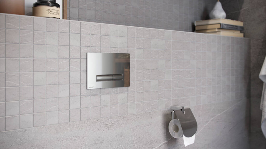 Aurro Fresh przycisk spłukujący do stelaża podtynkowego WC Shiro Premium, chrom