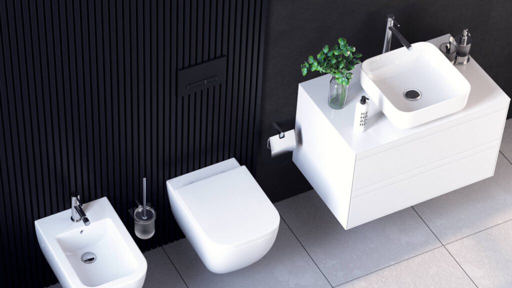 Aurro Fresh przycisk spłukujący do stelaża podtynkowego WC Shiro Premium, czarny soft