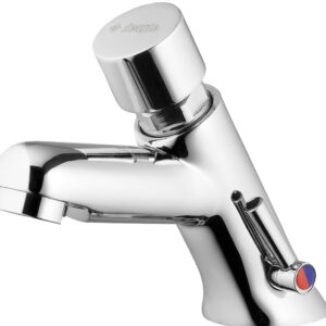 Bateria umywalkowa czasowa z regulacją temperatury