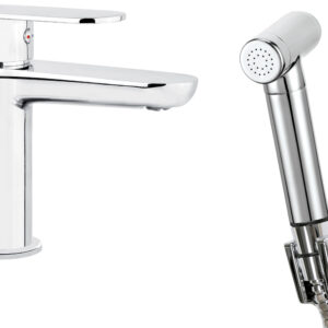 Bateria umywalkowa ze słuchawką typu bidetta