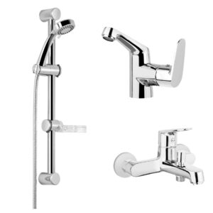 Zestaw baterii łazienkowych – wannowy