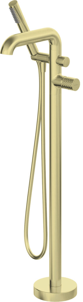 Bateria wannowa wolnostojąca z zestawem prysznicowym