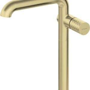 Bateria umywalkowa wysoka z prostokątną wylewką