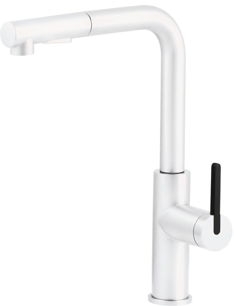 Bateria kuchenna z wyciąganą wylewką