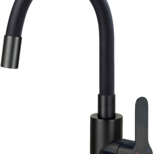 Bateria umywalkowa z giętą wylewką