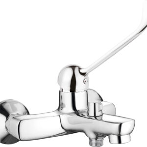 Bateria wannowa ścienna z dźwignią Clinic