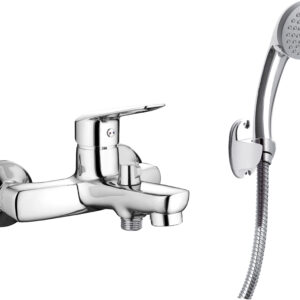 Bateria wannowa z zestawem prysznicowym