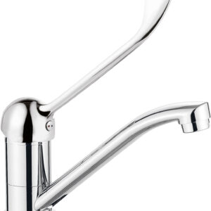 Bateria umywalkowa z obrotową wylewką – z dźwignią Clinic