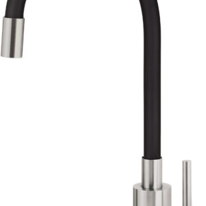 Bateria kuchenna z giętą wylewką