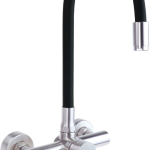 Bateria kuchenna ścienna z giętą wylewką