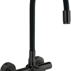 Bateria kuchenna ścienna z giętą wylewką