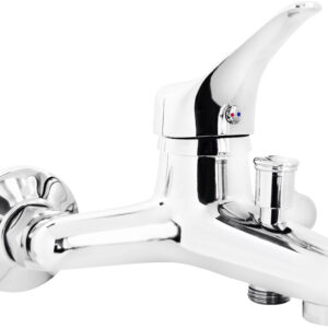 Bateria wannowa ścienna – ECO-głowica