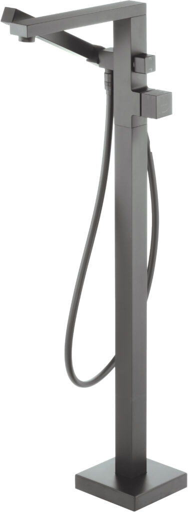 Bateria wannowa wolnostojąca z zestawem prysznicowym