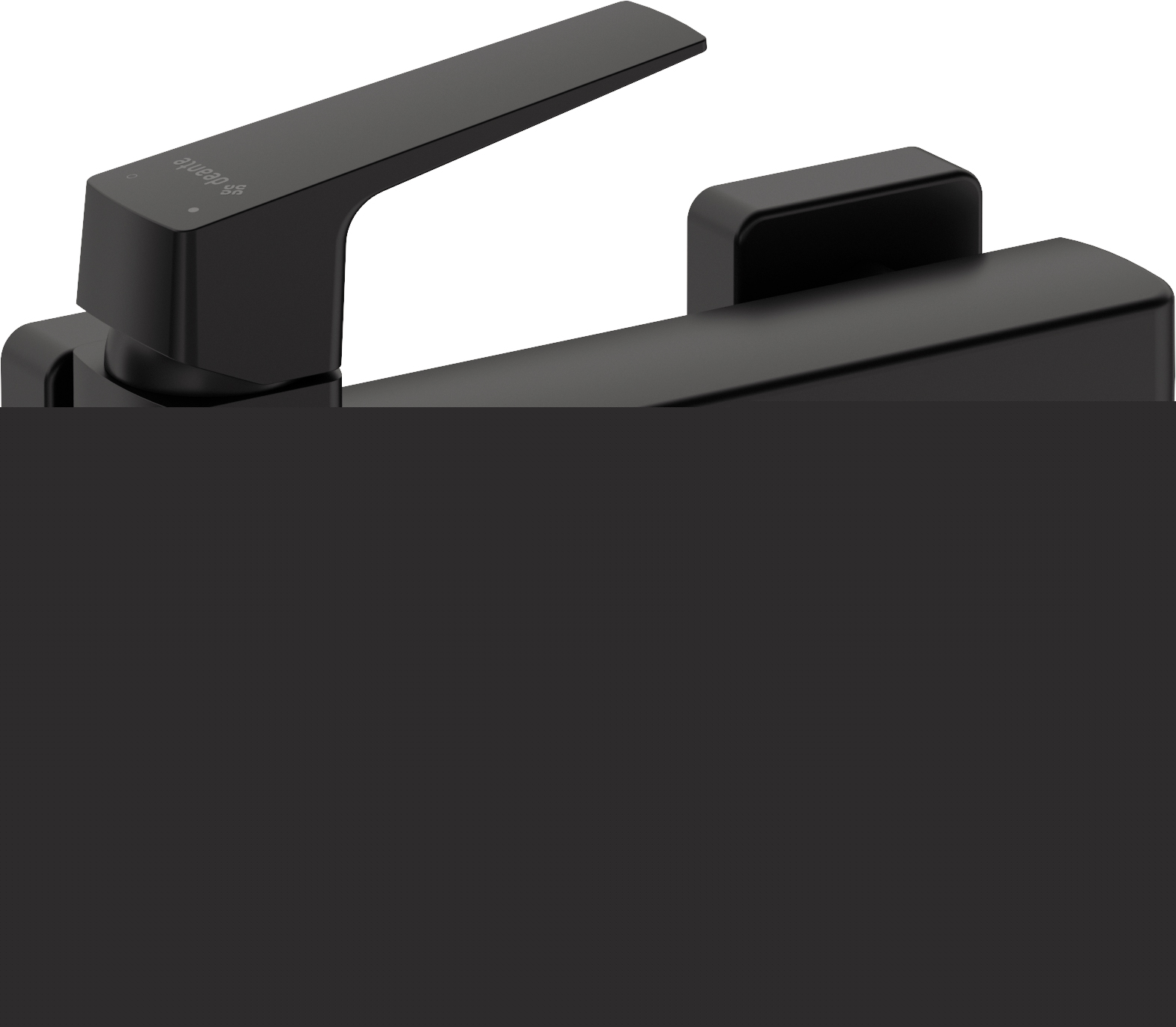 Bateria wannowa ścienna – ze składaną wylewką