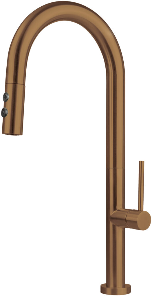 Bateria kuchenna z wyciąganą wylewką – 2 rodzaje strumienia