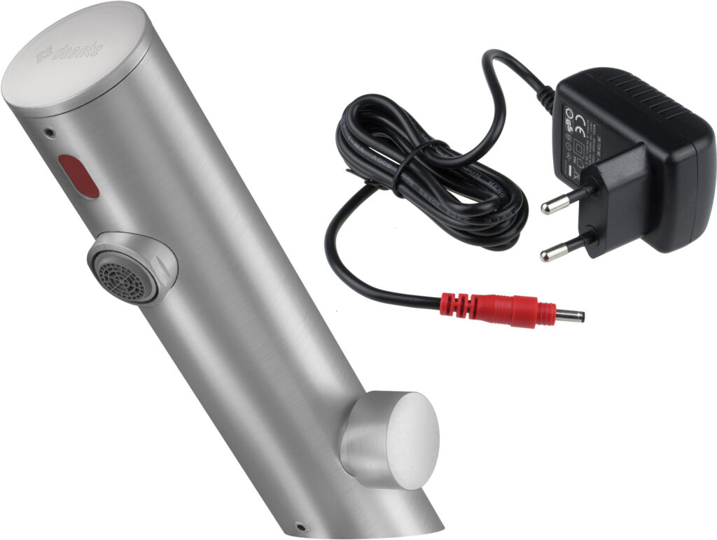 Bateria umywalkowa bezdotykowa z regulacją temperatury – 230/6V