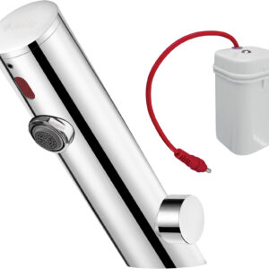 Bateria umywalkowa bezdotykowa z regulacją temperatury – 4xAA