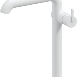 Bateria umywalkowa wysoka z prostokątną wylewką