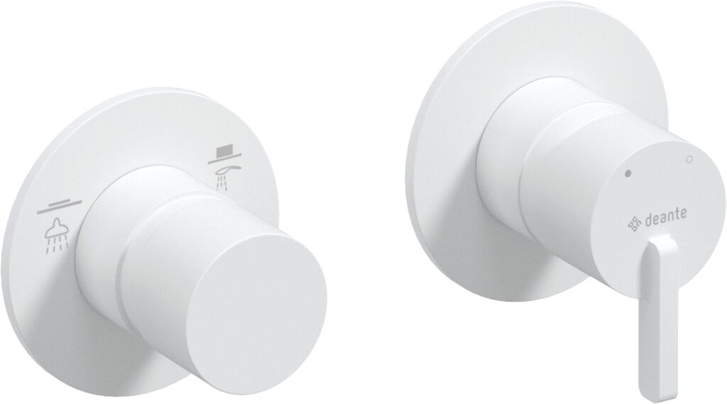 Bateria prysznicowa z przełącznikiem natrysku – pozioma