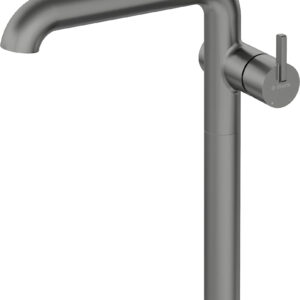 Bateria umywalkowa wysoka z prostokątną wylewką