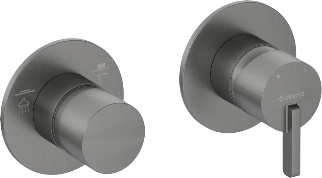 Bateria prysznicowa z przełącznikiem natrysku – pozioma