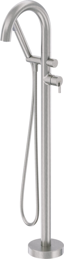 Bateria wannowa wolnostojąca z zestawem prysznicowym