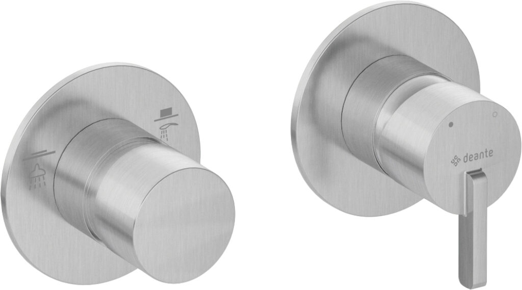 Bateria prysznicowa z przełącznikiem natrysku – pozioma