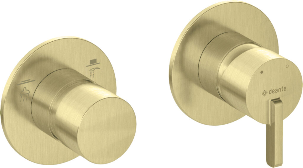 Bateria prysznicowa z przełącznikiem natrysku – pozioma