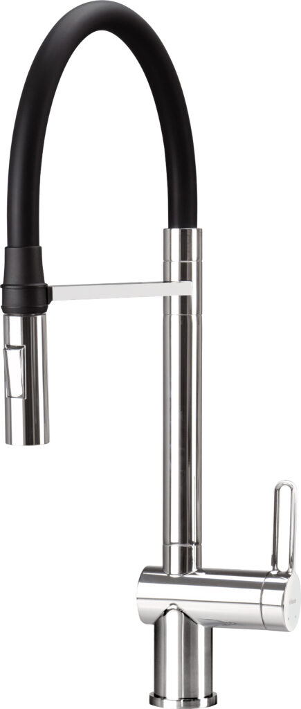 Bateria kuchenna z elastyczną wylewką – 2 rodzaje strumienia