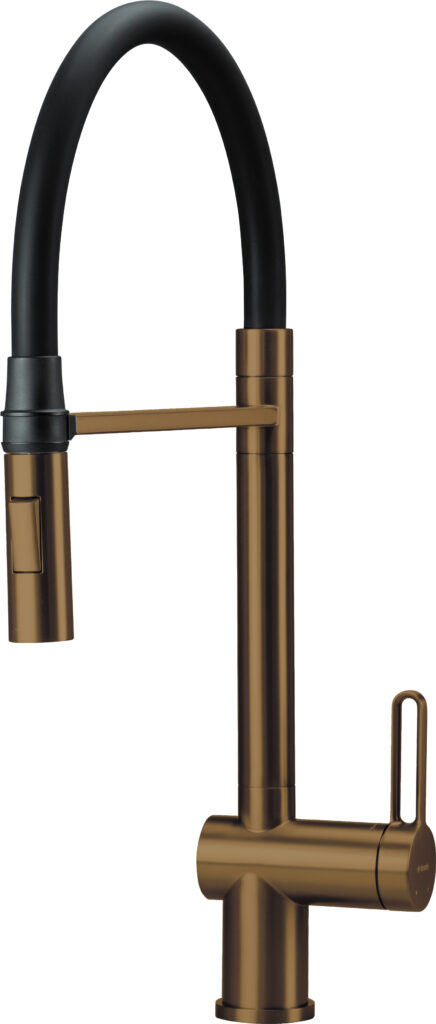 Bateria kuchenna z elastyczną wylewką – 2 rodzaje strumienia