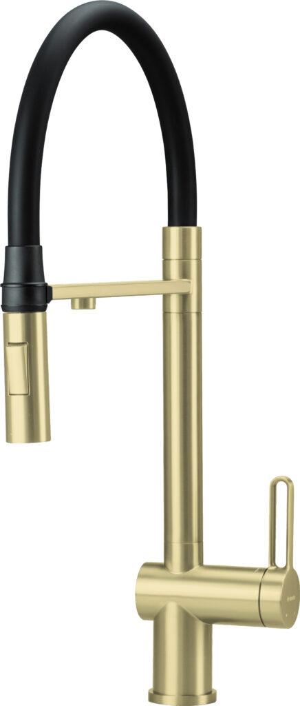 Bateria kuchenna z podłączeniem do filtra wody z elastyczną wylewką