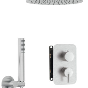 Zestaw prysznicowy podtynkowy z BOXem mieszaczowym – z głowicą prysznicową