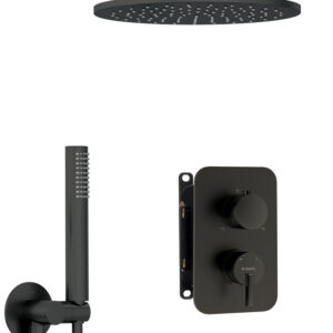 Zestaw prysznicowy podtynkowy z BOXem mieszaczowym – z głowicą prysznicową