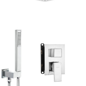 Zestaw prysznicowy podtynkowy z BOXem mieszaczowym