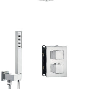 Zestaw prysznicowy podtynkowy z BOXem termostatycznym