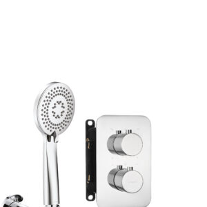 Zestaw prysznicowy podtynkowy z BOXem termostatycznym