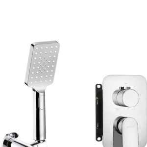 Zestaw prysznicowy podtynkowy z BOXem mieszaczowym