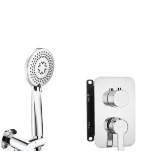 Zestaw prysznicowy podtynkowy z BOXem mieszaczowym