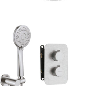 Zestaw prysznicowy podtynkowy z BOXem termostatycznym