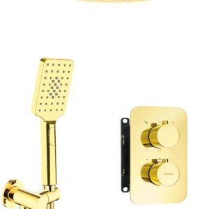 Zestaw prysznicowy podtynkowy z BOXem termostatycznym