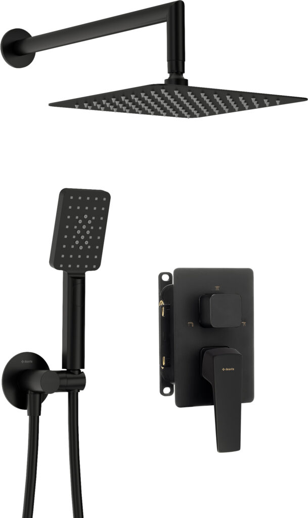 Zestaw prysznicowy podtynkowy z BOXem mieszaczowym