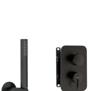 Zestaw prysznicowy podtynkowy z BOXem mieszaczowym – z główką natryskową