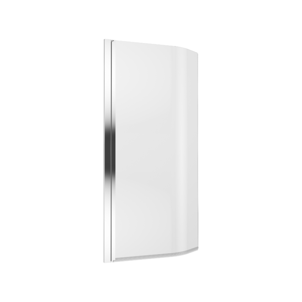 Be Spot parawan nawannowy gięty 75x140cm 1-częściowy lewy, chrom